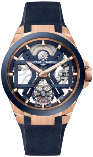 Ulysse Nardin Miesten kello 1725-400-3A-3A Blast Luurankokello/Kumi