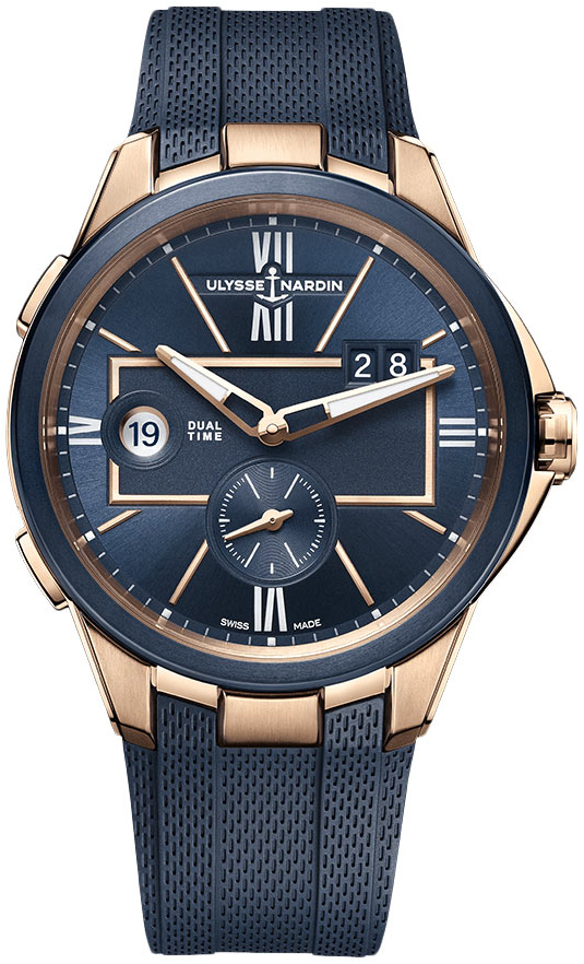 Ulysse Nardin Miesten kello 242-20-3-43 Blast Sininen/Kumi Ø42 mm