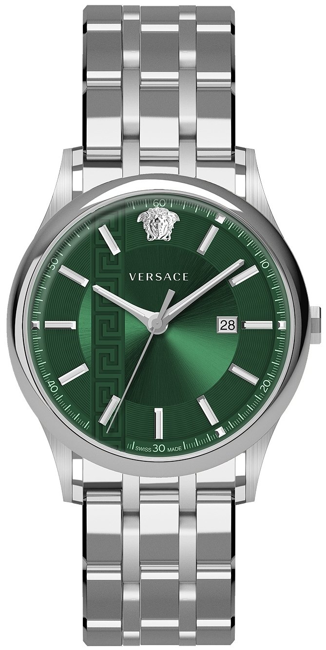 Versace Miesten kello VE4A00620 Aiakos Vihreä/Teräs Ø44 mm