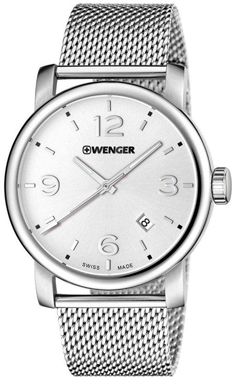 Wenger Urban Classic Miesten kello 01.1041.126 Hopea/Teräs Ø41 mm