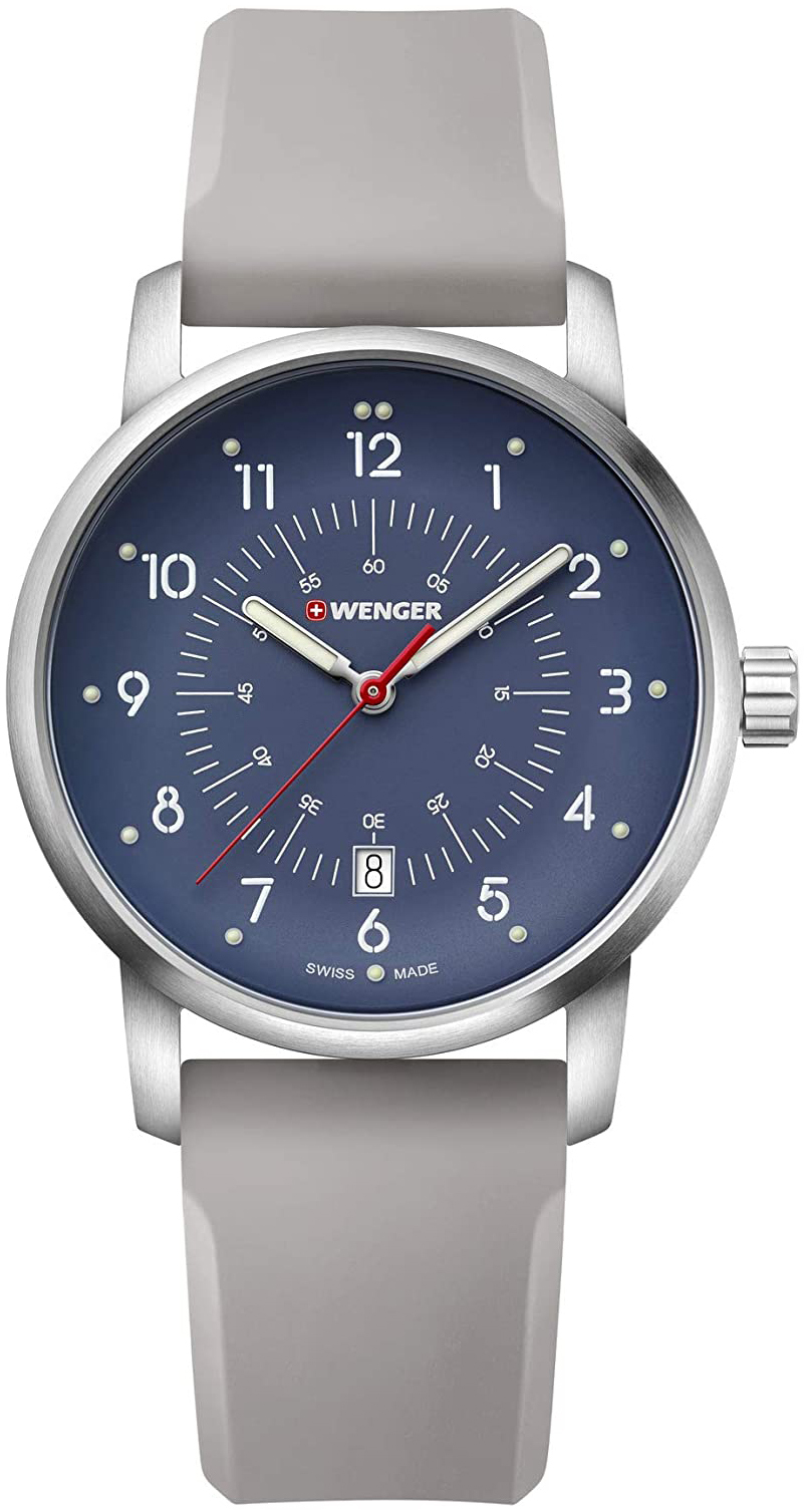 Wenger 99999 Miesten kello 01.1641.119 Sininen/Kumi Ø42 mm