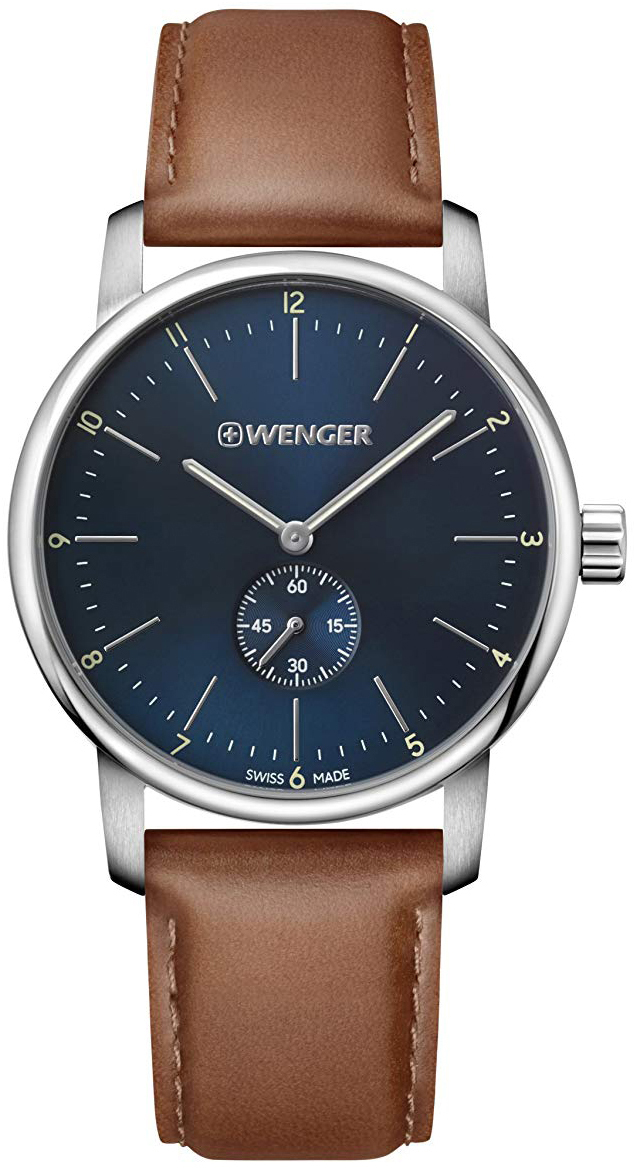 Wenger 99999 Miesten kello 01.1741.103 Sininen/Nahka Ø42 mm