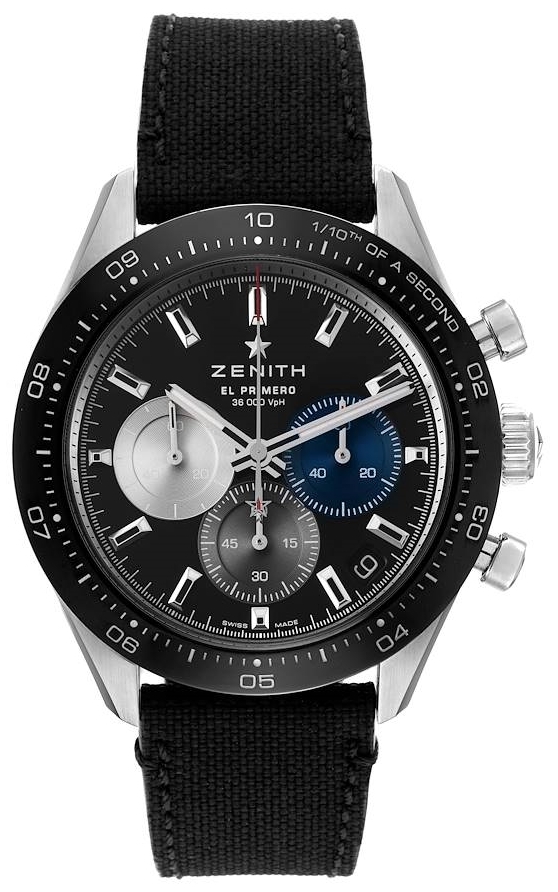 Zenith Miesten kello 03.3100.3600-21.C822 El Primero Musta/Kumi Ø41