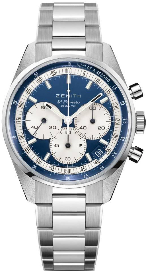 Zenith 03.3200.3600-51.M3200 El Primero Sininen/Teräs Ø38 mm