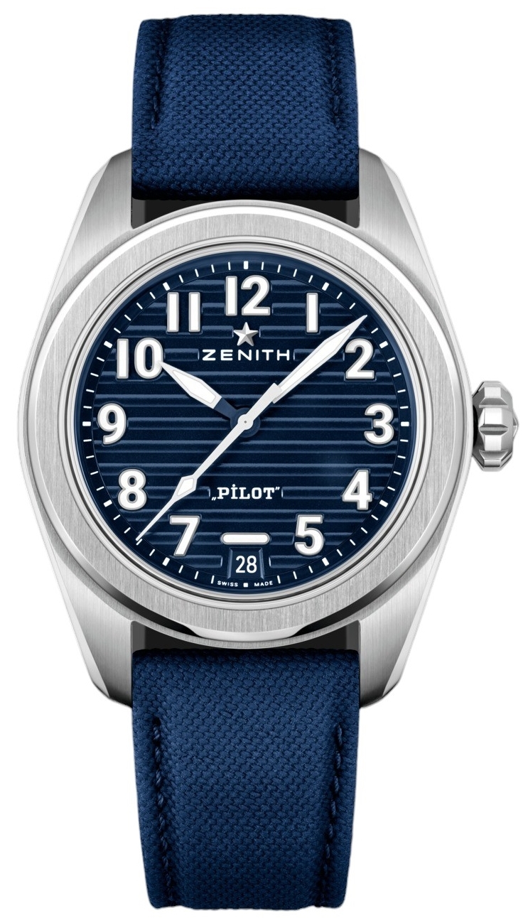 Zenith Miesten kello 03.4000.3620-51.I003 Pilot Boutique Sininen/Kumi