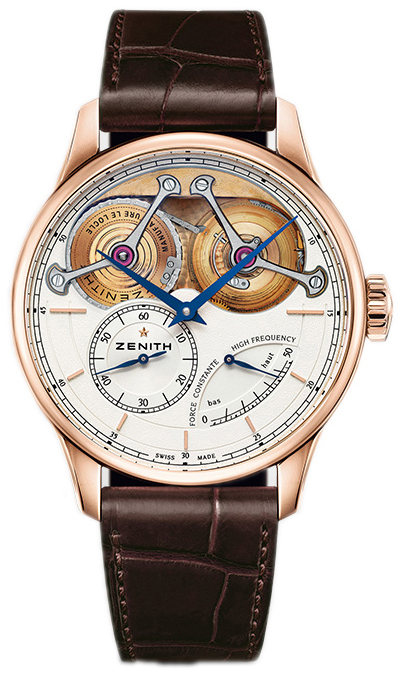 Zenith El Primero Miesten kello 18.2210.4810-01.C713 Valkoinen/Nahka