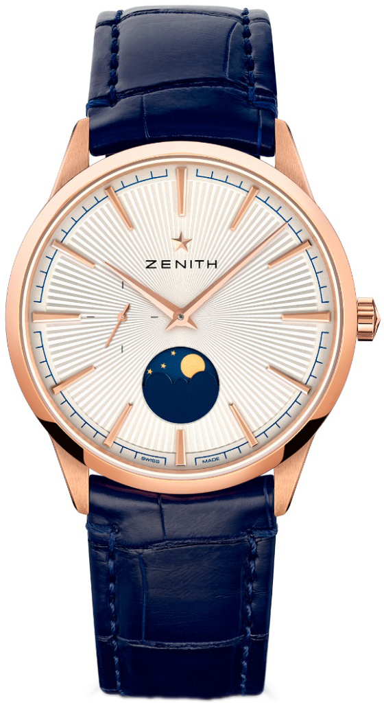 Zenith Miesten kello 18.3100.692-01.C922 Elite Moonphase Hopea/Kumi