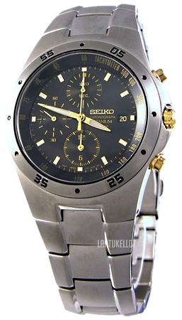 Seiko Titanium Two-tone Chronograph SND451 SND451P1 SND451P Men's Watch -  Citywatches.ae